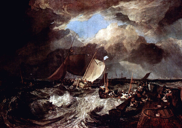 Calais Pier by Turner